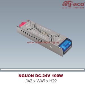 Nguồn DC-24V 100W Anfaco dùng cho led dây dán Anfaco 100W DC24V