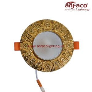 AFC Đồng 005 12W 15W Đèn Anfaco downlight âm trần vỏ đồng nguyên chất 005/12W 15W 3 chế độ