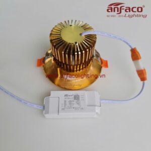 AFC Đồng 005 12W 15W Đèn Anfaco downlight âm trần vỏ đồng nguyên chất 005/12W 15W 3 chế độ