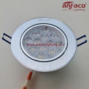 AFC 512 12W Đèn LED Anfaco downlight âm trần xoay góc nhiều mắt vỏ nhôm xước AFC 512/12W Anfaco