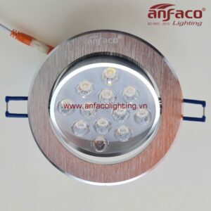 AFC 512 12W Đèn LED Anfaco downlight âm trần xoay góc nhiều mắt vỏ nhôm xước AFC 512/12W Anfaco