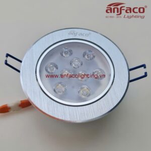 AFC 512 9W Đèn LED Anfaco downlight âm trần xoay góc nhiều mắt AFC 512/9W Anfaco vỏ nhôm xước
