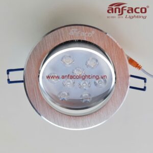 AFC 512 9W Đèn LED Anfaco downlight âm trần xoay góc nhiều mắt AFC 512/9W Anfaco vỏ nhôm xước