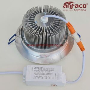 AFC 512 9W Đèn LED Anfaco downlight âm trần xoay góc nhiều mắt AFC 512/9W Anfaco vỏ nhôm xước