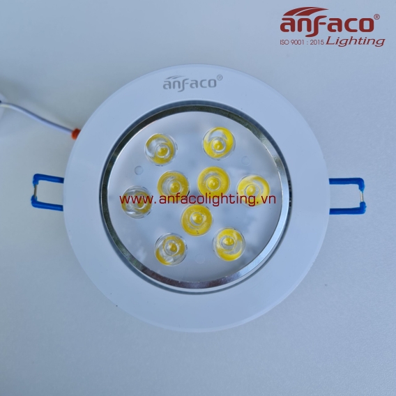 Đèn LED âm trần nhiều mắt Anfaco AFC 512B-9W xoay góc