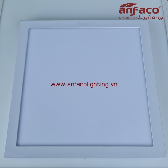 AFC556 vuông Đèn Anfaco Led panel ốp trần nổi vuông 400 480 600 AFC-556-28W 36W 48W vỏ trắng ánh sáng trắng 6500K ánh sáng vàng 3200K