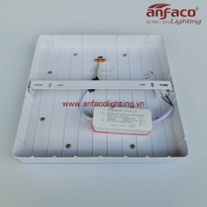 AFC-560V-560D đèn Anfaco vuông gắn nổi AFC560V viền vàng AFC560D viền xanh 18W