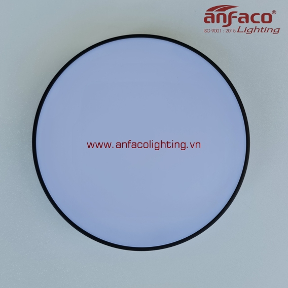 Đèn Anfaco panel ốp trần nổi tròn tràn viền đen AFC 579D 15W 22W 32W 40W