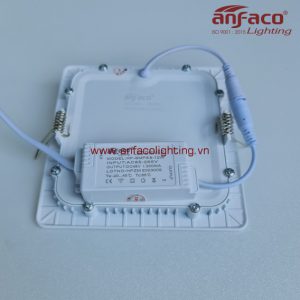đèn Anfaco panel âm trần vuông siêu mỏng AFC 609-9W 12W