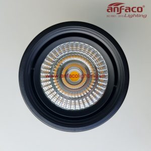 Đèn Anfaco lon nổi AFC 647D 7W 12W vỏ đen xoay góc