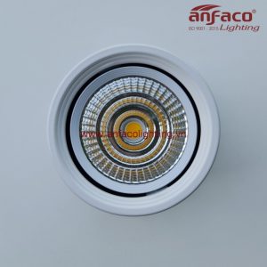 AFC-647T Đèn Anfaco lon led nổi downlight xoay góc AFC647T 7W 12W vỏ trắng ánh sáng trắng 6500K ánh sáng trung tính 4200K, ánh sáng vàng 3200K
