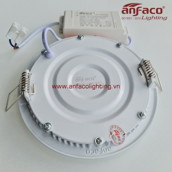 Đèn Anfaco panel âm trần AFC 668-4W 6W 9W 12W 15W 18W siêu mỏng