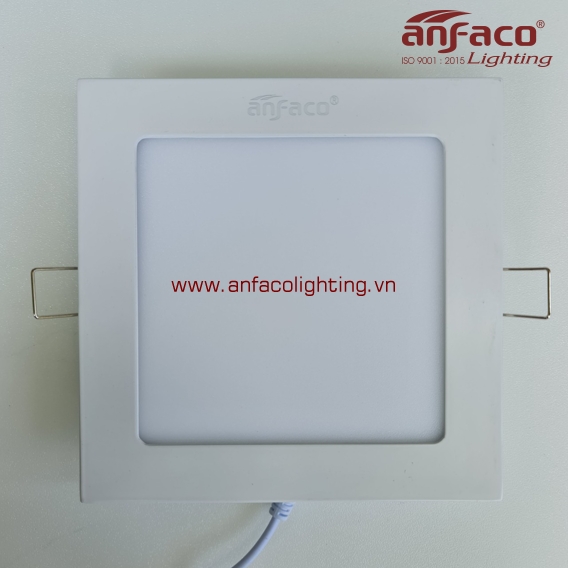 Đèn Anfaco panel âm trần AFC 669 4W 6W 9W 12W 15W vuông siêu mỏng