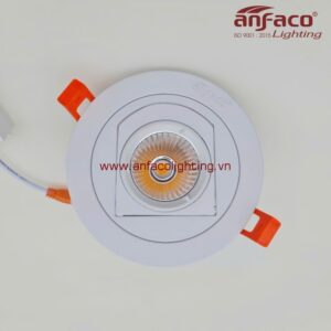 AFC 724-5W 7W Đèn downlight LED âm trần Anfaco xoay góc thò thụt