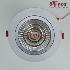 AFC-734 Đèn downlight âm trần xoay góc Anfaco AFC734 vỏ trắng 3W 5W 7W 9W 12W ánh sáng 6500K 4200K 3200K