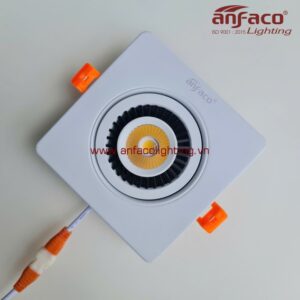 AFC 756/7W Đèn Led downlight âm trần vuông chiếu điểm Anfaco xoay góc AFC 756-7W