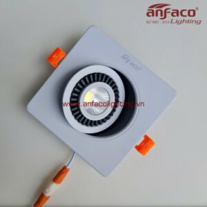 AFC 756/7W Đèn Led downlight âm trần vuông chiếu điểm Anfaco xoay góc AFC 756-7W