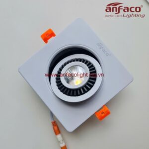 AFC 756/7W Đèn Led downlight âm trần vuông chiếu điểm Anfaco xoay góc AFC 756-7W