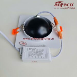 AFC 756/7W Đèn Led downlight âm trần vuông chiếu điểm Anfaco xoay góc AFC 756-7W