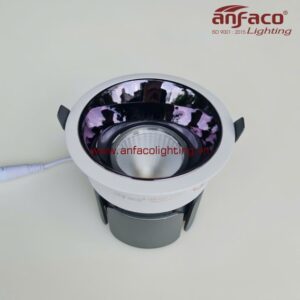 AFC 765/15W Đèn Led downlight âm trần Anfaco xoay góc AFC 765-15W chóa đen