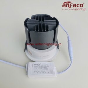 AFC 765/15W Đèn Led downlight âm trần Anfaco xoay góc AFC 765-15W chóa đen