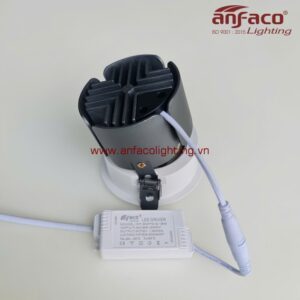 AFC 765/15W Đèn Led downlight âm trần Anfaco xoay góc AFC 765-15W chóa đen