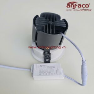 AFC 765/15W Đèn Led downlight âm trần Anfaco xoay góc AFC 765-15W chóa đen