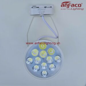 AFC 888T 12W Đèn Led tiêu điểm spotlight gắn ray Anfaco vỏ trắng xoay góc AFC 888T 12W