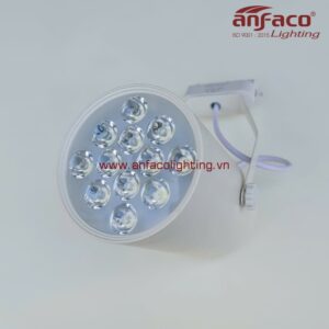 AFC 888T 12W Đèn Led tiêu điểm spotlight gắn ray Anfaco vỏ trắng xoay góc AFC 888T 12W