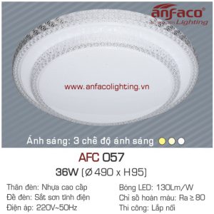 Đèn LED ốp trần nổi Anfaco AFC 057-36W