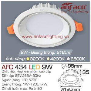 Led âm trần Anfaco AFC 434-9W
