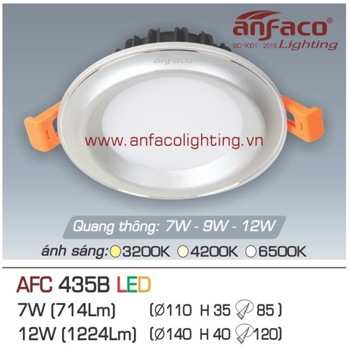 Led âm trần Anfaco AFC 435B-7W