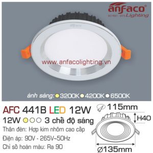 Đèn LED panel Anfaco AFC 441B-12W