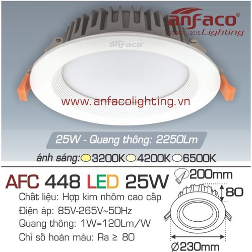 Led âm trần Anfaco AFC 448-25W