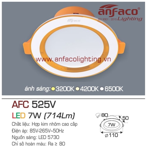 Led âm trần Anfaco AFC 525V-7W