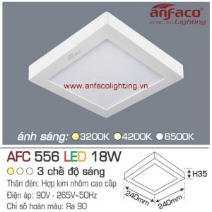 Đèn LED panel nổi Anfaco AFC 556-18W