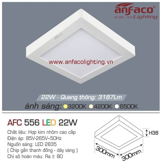 LED panel nổi AFC 556-22W