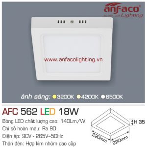 Đèn LED ốp trần nổi Anfaco AFC 562-18W