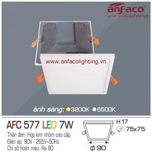 AFC577 Đèn LED âm trần Anfaco AFC 577-7W