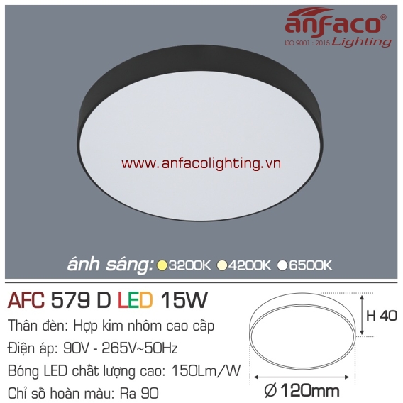 Đèn LED panel nổi Anfaco AFC 579D-15W
