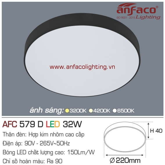 Đèn LED panel nổi Anfaco AFC 579D-32W
