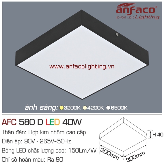 Đèn LED panel nổi Anfaco AFC 580D-40W