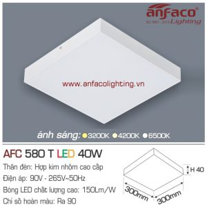 Đèn LED panel nổi Anfaco AFC 580T-40W