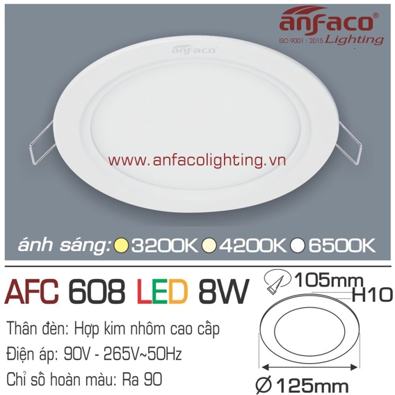 Đèn LED panel Anfaco AFC 608-8W