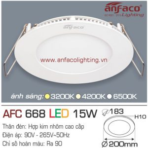 Đèn LED panel Anfaco AFC 668-15W