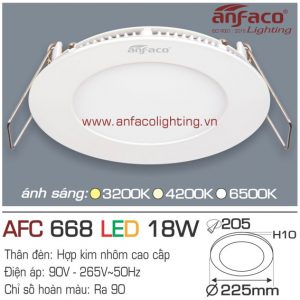 Đèn LED panel Anfaco AFC 668-18W