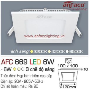 Đèn LED panel Anfaco AFC 669-6W