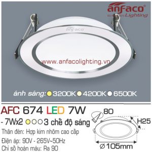 Đèn LED panel Anfaco AFC 674-7W