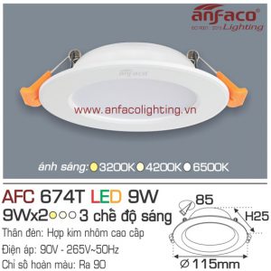 Đèn LED panel Anfaco AFC 674T-9W