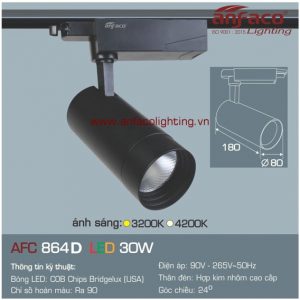 Đèn LED tiêu điểm Anfaco AFC 864D-30W đế ray